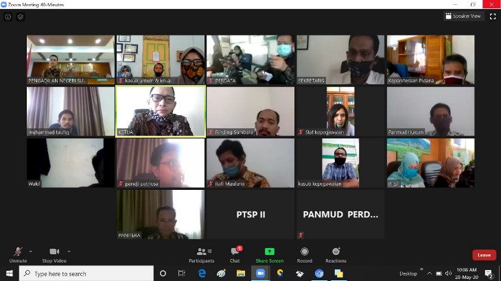 Rapat Bulanan Pengadilan Negeri Sungai Penuh